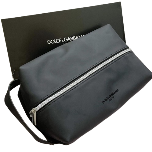 Dolce & Gabbana Beauty Men's Large Zipped Toiletry Bag/Pouch