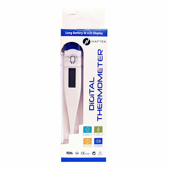 Haftek Digital Lcd Thermometer - Baby, Oral Under The Arm