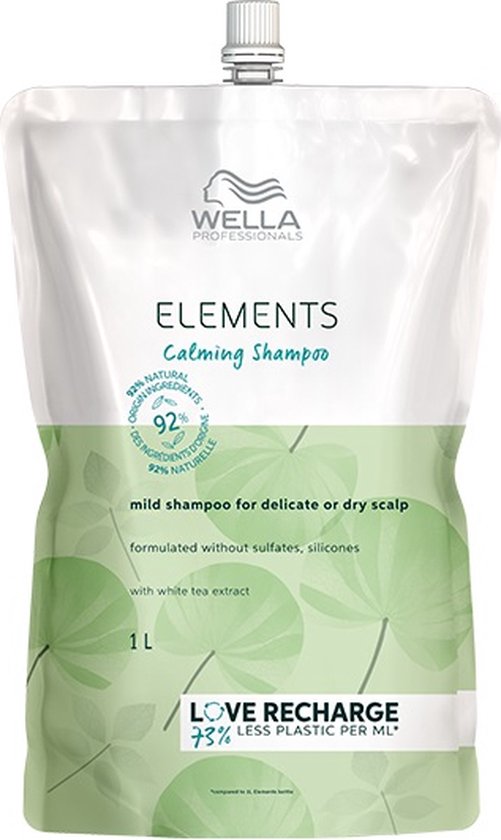 Wella Professionals Elements Calming Mild Shampoo For Dry Scalp 1000ml