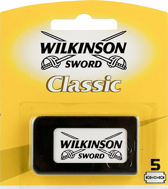 Wilkinson Classic Double Edge Razor Blades - Pack of 5