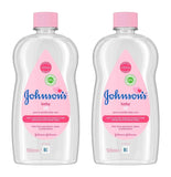 2 X Johnsons Baby Oil 500ml Pure & Gentle Daily Care Paraben Free