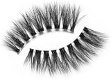 Eylure X Skinnydip Wimpernstreifen, Crescent Enchanted, 3D-Kunstnerz mit Kleber, wiederverwendbar