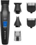 Remington G3 Graphite Cordless Beard & Hair Trimmer 7pc Nose Trimmer + Pouch