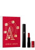 Armani Eyes To Kill Makeup Set Mascara + Lip Power Lipstick Mini Shade 400