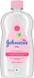 2 X Johnsons Baby Oil 500ml Pure & Gentle Daily Care Paraben Free