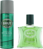 Brut Original Mens Perfume Gift Set 100ml Aftershave + 200ml Deodorant Spray