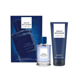 David Beckham Classic Blue Mens Gift Set 50ml Edt + 200ml Shower Gel