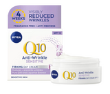 Nivea Q10 Anti Wrinkle Sensitive Firming Day Cream 50ml Fragrance Free