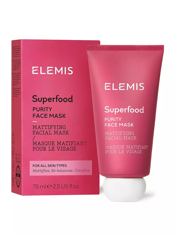 Elemis Superfood Purity Face Mask Mattifying Facial Mask For All Skin Types 75ml