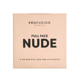 Profusion Full Face Nude Palette 8 Colours Eye Face & Lips