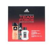 Adidas Team Force Mens Gift Set 100ml Edt + 250ml Shower Gel + 150ml Deodorant Body Spray