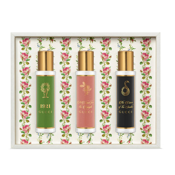 Gucci The Alchemist's Garden Discovery Festive Gift Set 3x15ml Edp Unisex Perfume Set