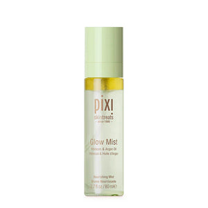 Pixi Skintreats All Over Glow Mist Hibiscus + Argan Oil 80ml Radiant Dewy Effect