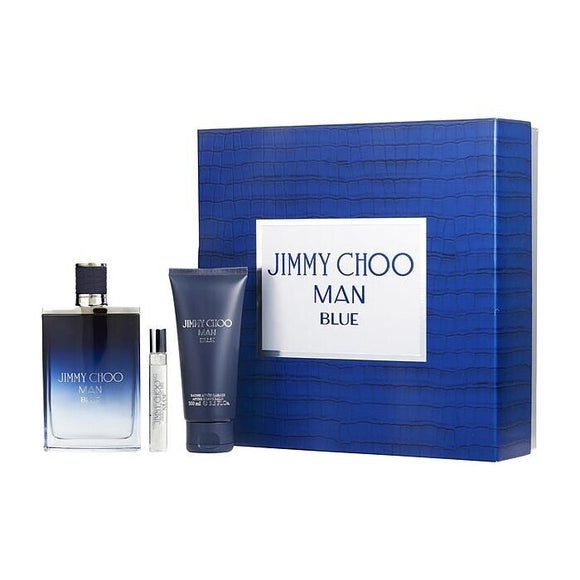 Jimmy Choo Man Blue Gift Set 100ml Edt + 7.5ml Edt + 100ml Shower Gel