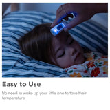 Munchkin No Touch Mini Forehead Led Thermometer + Storage Case With Magnetic Closure