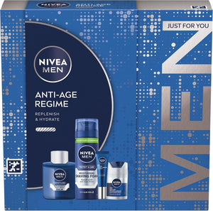 Nivea Men Anti Age Regime Gift Set Replenish & Hydrate Mens Skincare Set