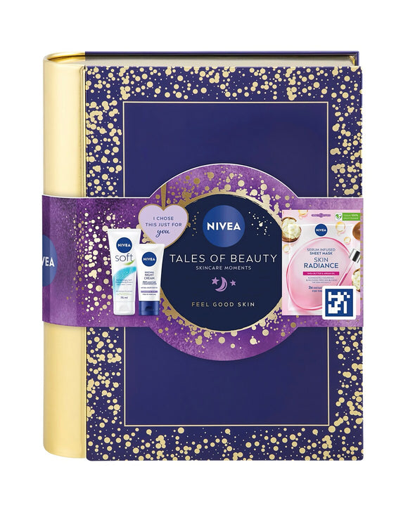 Nivea Tales Of Beauty Skincare Moments Gift Set Moisturising Cream + Night Cream + Face Mask