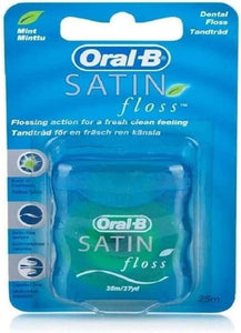 Oral-B Satin Dental Floss Mint Flavour 25m