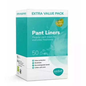 Interlude Extra Value Pack Of Regular Pant Liners Daily Use - 50 Pack