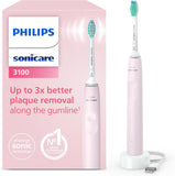 Philips Sonicare 3100 Pink Electric Toothbrush Pressure Sensor Safe & Gentle