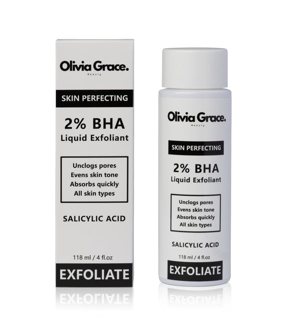 Olivia Grace Skin Perfecting 2% BHA Liquid Exfoliant Salicylic Acid 118ml