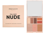 Profusion Full Face Nude Palette 8 Colours Eye Face & Lips