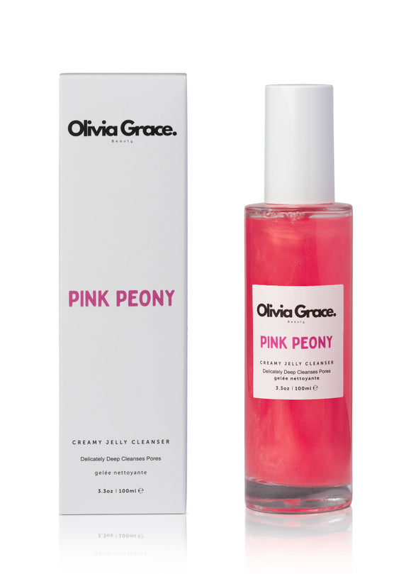 Olivia Grace Pink Peony Creamy Jelly Cleanser 100ml