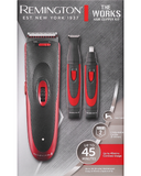 Remington The Works Cordless Hair Clipper Set - Trimmer + Precision Trimmer +  Nose & Ear Trimmer