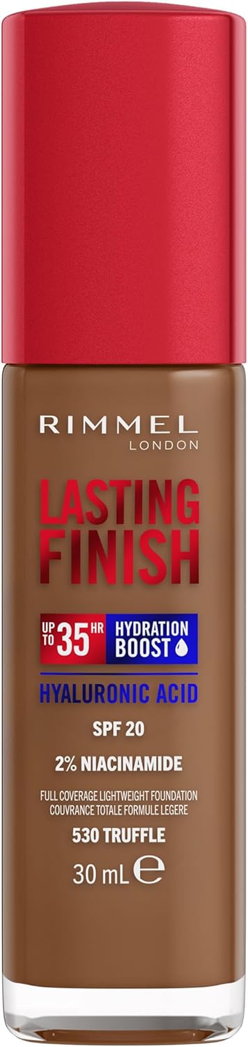 Rimmel Long Lasting Finish Foundation Up To 35 Hours Spf 20 - 530 Truffle