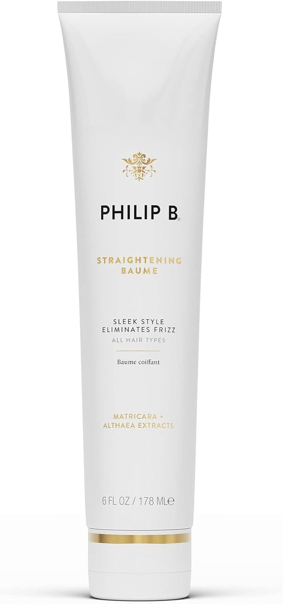 Philip B Straightening Baume Eliminates Frizz All Hair Types Matricara + Althaea Extracts 178ml