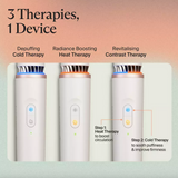 Therabody TheraFace Depuffing Wand Cold & Heat Therapy – White
