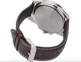 Casio Men's Brown Genuine Leather Strap Watch