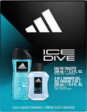 Adidas Ice Dive Mens Gift Set 100ml Edt + 250ml Shower Gel For Him