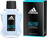 Adidas Ice Dive Mens Gift Set 100ml Edt + 250ml Shower Gel For Him