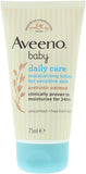 2 x Aveeno Baby Daily Care Moisturising Lotion For Sensitive Skin Prebiotic Oatmeal Unscented 75ml
