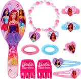 Barbie Girls 11 Piece Beauty Set Jewelry Fashion Hair Accessories For Kids