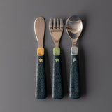 Tommee Tippee Stainless Steel 1st Cutlery Set 3 Piece 12m+ Rounded Edges