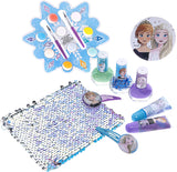Disney Frozen 2 Cosmetic Set For Kids Nail Polish, Lip Gloss, Nails, Stickers + Bag