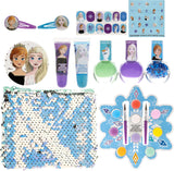 Disney Frozen 2 Cosmetic Set For Kids Nail Polish, Lip Gloss, Nails, Stickers + Bag
