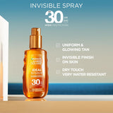 Garnier Ambre Solaire Ideal Bronze Invisible Sun Tan Spray SPF30 High Protection 150ml