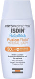 Isdin Fotoprotector Fusion Fluid Mineral Baby 50 SPF Face & Body Baby Mineral Sunscreen