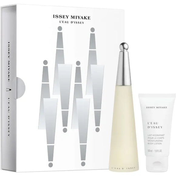Issey Miyake L’eau D’issey Womens Gift Set 50ml Edt + 50ml Body Lotion