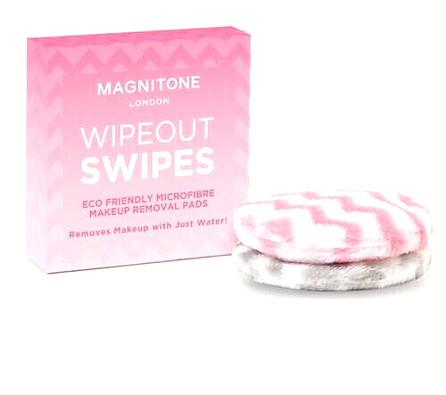 Magnitone Eco Friendly Makeup Removal Pads With Just Water Cleansing Pads Duo