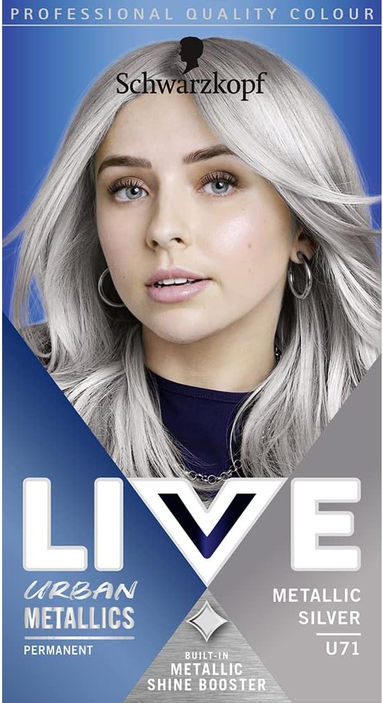 Schwarzkopf Live Urban Haarfarbe Silber U71