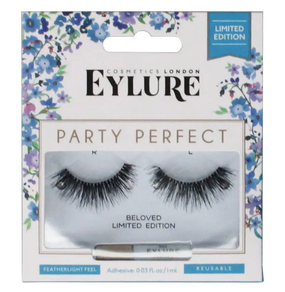 Eylure Strip Falsche Wimpern Party Perfect Beloved Limited Edition mit Kleber