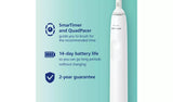 Philips Sonicare 2100 Rechargeable Electric White Toothbrush Smart Timer Safe & Gentle