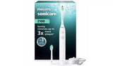 Philips Sonicare 2100 Electric Toothbrush White Dual Speed Settings