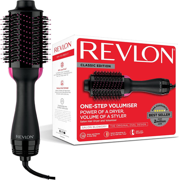 Revlon One-Step Salon Hair Dryer And Volumiser Classic Edition