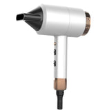 Carmen Lightweight Professional Hairdryer White 1800W Integrated Mirror - Multiple Heat & Speed Settings
