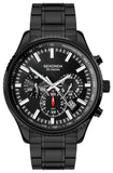 Sekonda Men's Stainless Steel Black Strap Bracelet Watch